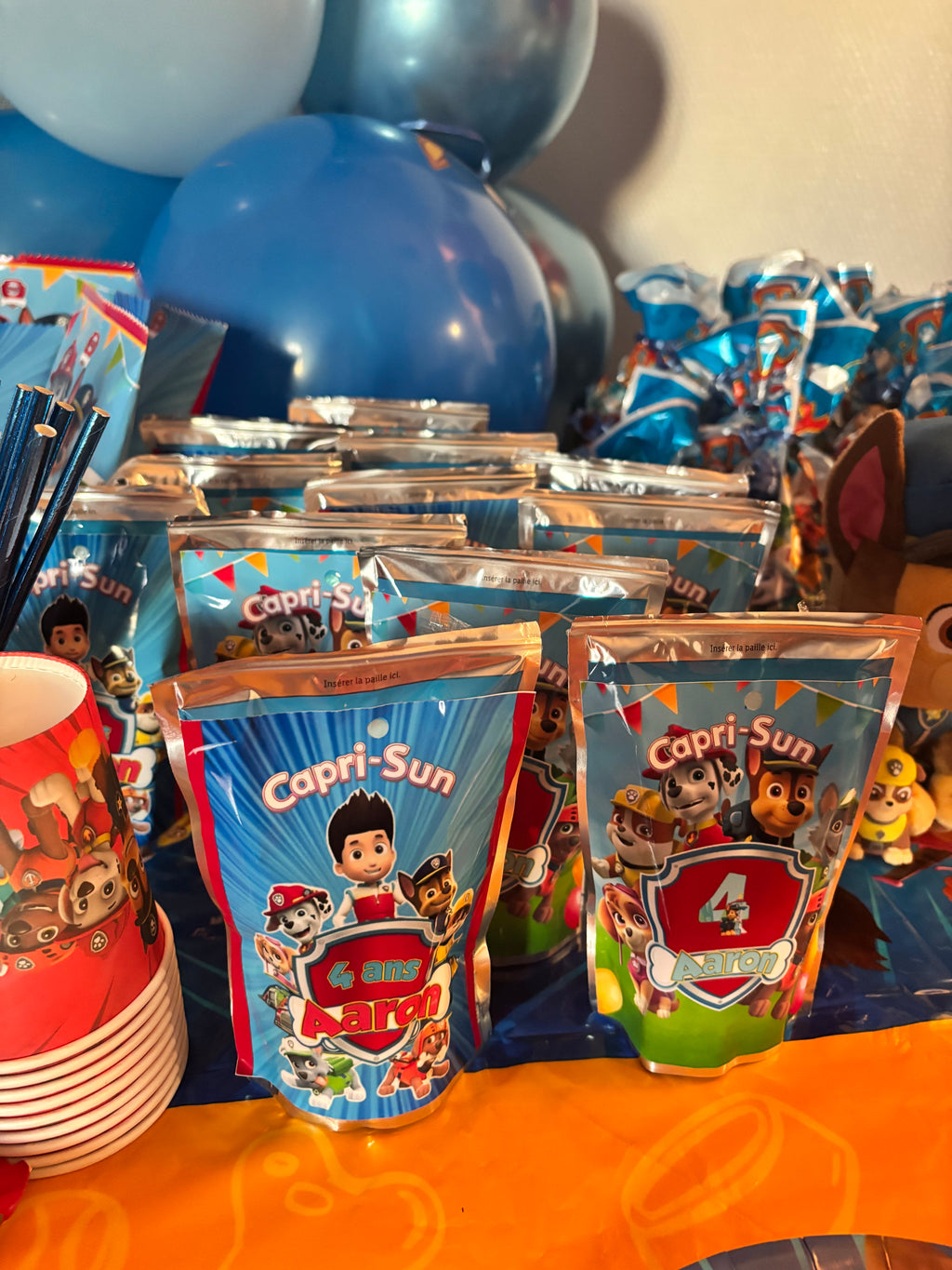 Étiquettes Capri-Sun x4