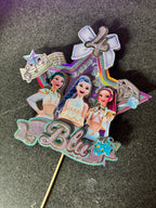 Cake Topper KPop et Nœud personnalisé – Décoration gâteau anniversaire