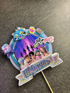 Cake Topper Saja Boyz personnalisé – KPop Demon Hunters