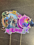 Cake Topper Zootopie personnalisé – Décoration gâteau anniversaire