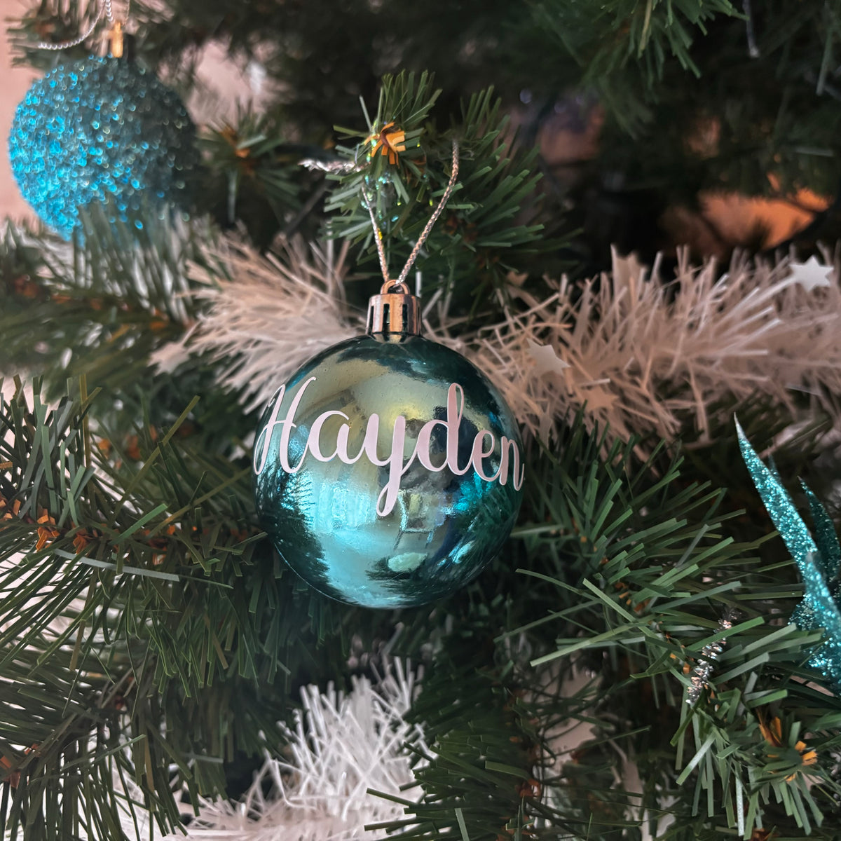 Boule de Noël personnalisée