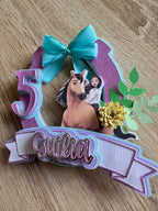 Cake Topper Spirit personnalisé – Décoration gâteau anniversaire