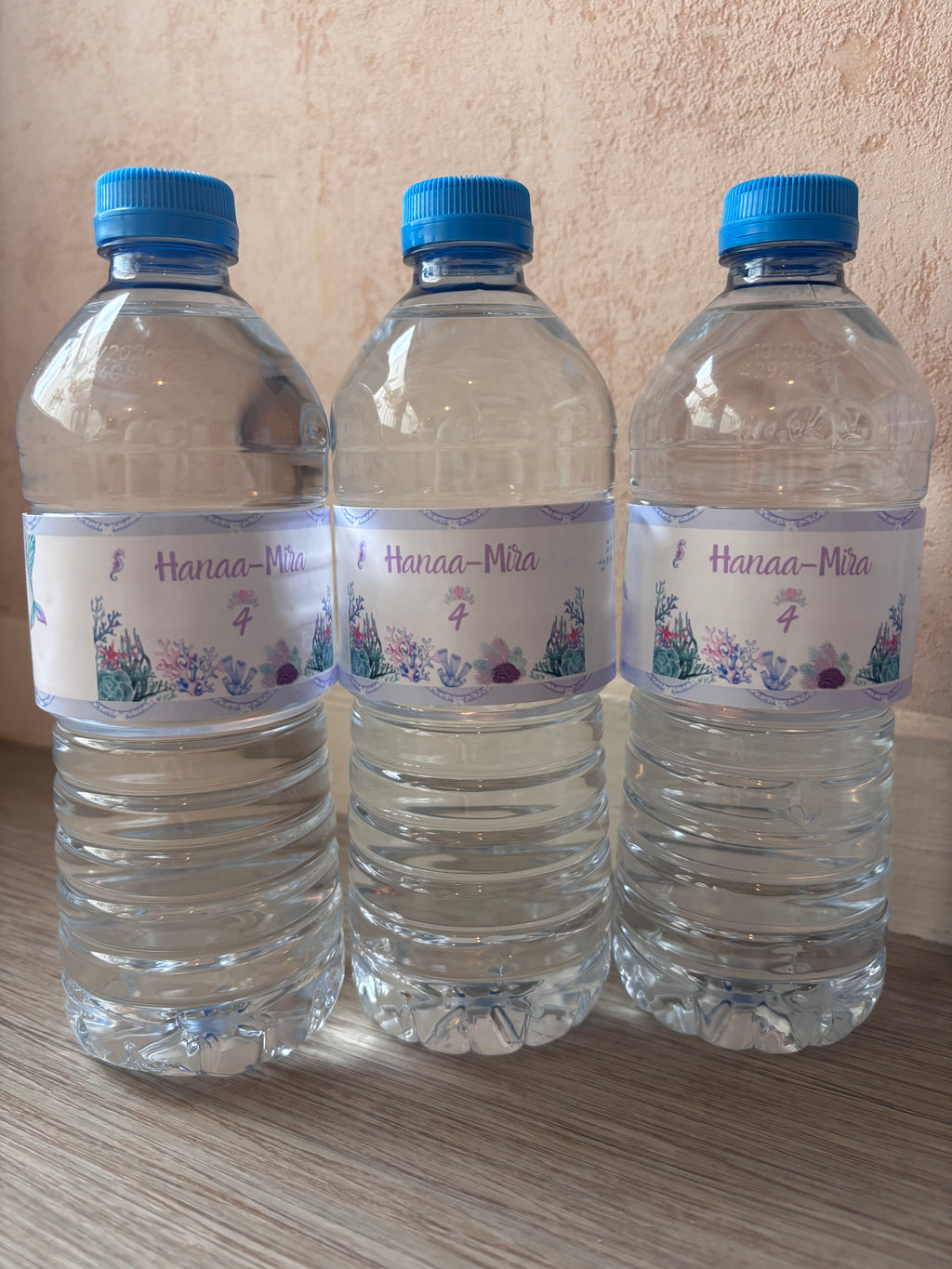 Étiquette bouteille 50 cl x4