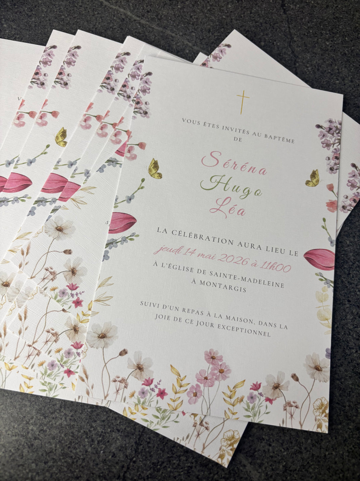 Faire-Parts thème floral