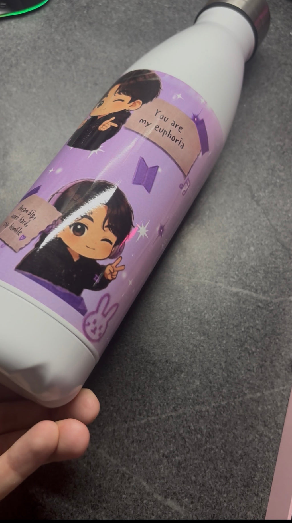 "Ninie" - Gourde Thermos personnalisable