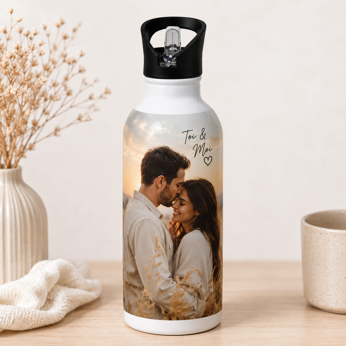 "Louisette" - Gourde à bec personnalisable