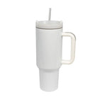 Gourde "Gabs" - gobelet thermos personnalisé 1.2L avec anse et paille